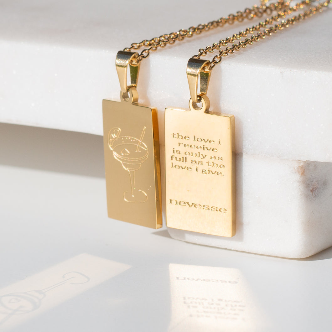 Note To Self Necklace Collection