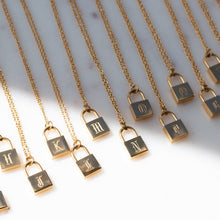 Load image into Gallery viewer, Locket Initial Necklaces Collection
