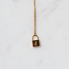 Load image into Gallery viewer, Locket Initial Necklaces Collection
