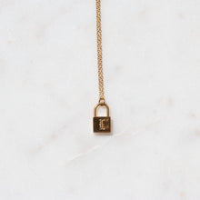 Load image into Gallery viewer, Locket Initial Necklaces Collection
