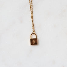 Load image into Gallery viewer, Locket Initial Necklaces Collection
