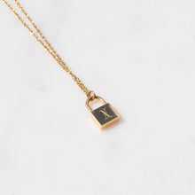 Load image into Gallery viewer, Locket Initial Necklaces Collection
